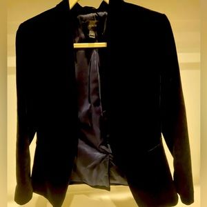 Stylish velvet jacket. J. Crew brand. Size 4.